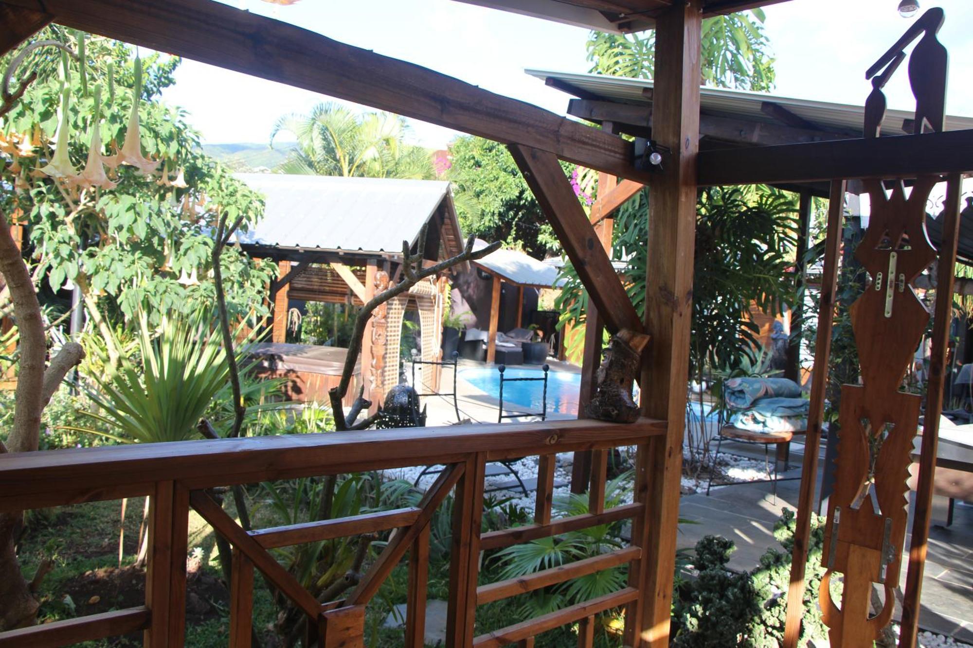 La Liane De Jade 974-Lodge Le Palissandre - Jacuzzi Privatif - Piscine Chauffee Le Bois de Nefles  Екстериор снимка