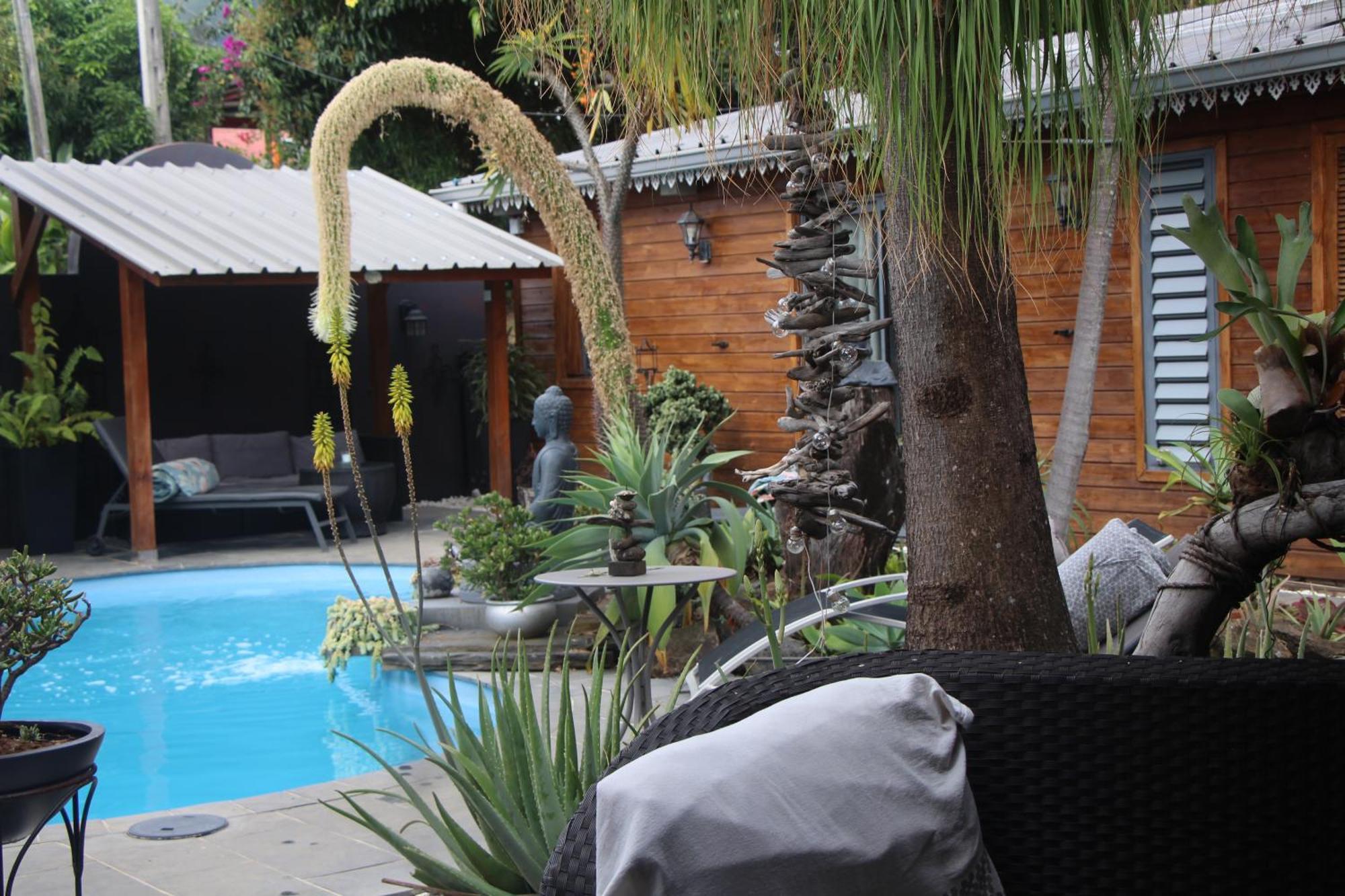 La Liane De Jade 974-Lodge Le Palissandre - Jacuzzi Privatif - Piscine Chauffee Le Bois de Nefles  Екстериор снимка